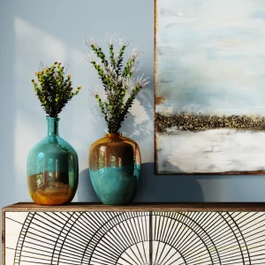 KARE Design Deco Vaas Lizy Shine Multi 50cm