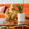 KARE Design Decofiguur Aap Gorilla Side Medium Goud