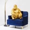 KARE Design Decofiguur Aap Gorilla Side XL Goud