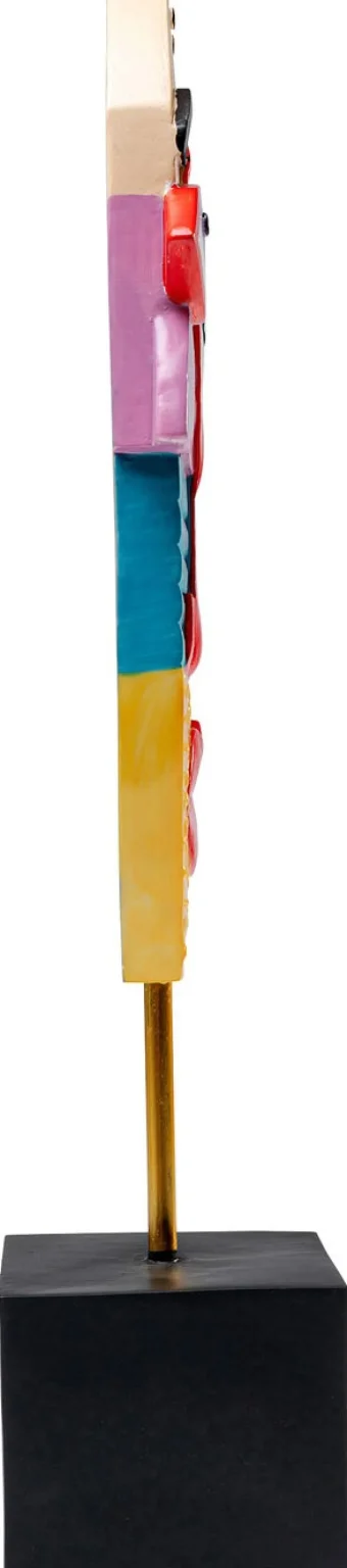 KARE Design Decofiguur Abstract Face Multicolour 52cm