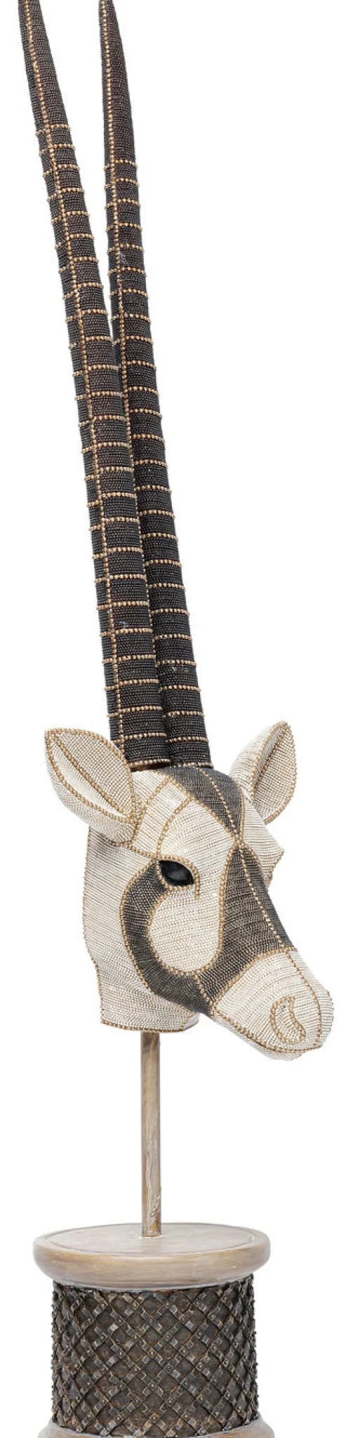 KARE Design Decofiguur Antilope Head Pearls 124cm