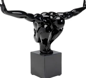 KARE Design Decofiguur Atleet Zwart Klein