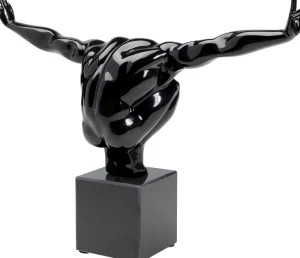 KARE Design Decofiguur Atleet Zwart Klein