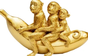 KARE Design Decofiguur Banana Ride 12cm