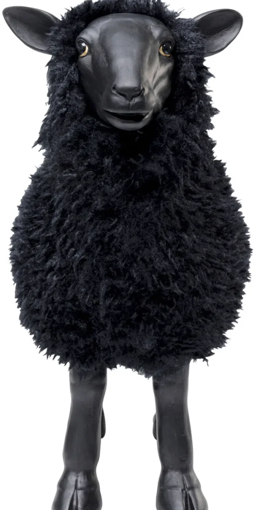 KARE Design Decofiguur Bathilde Black 48cm