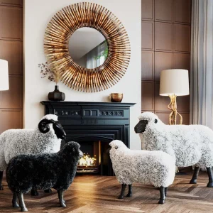 KARE Design Decofiguur Bathilde White 73cm