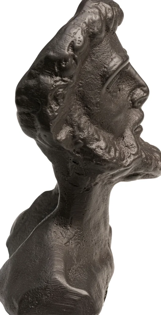 KARE Design Decofiguur Bearded Man Anthracite 11cm