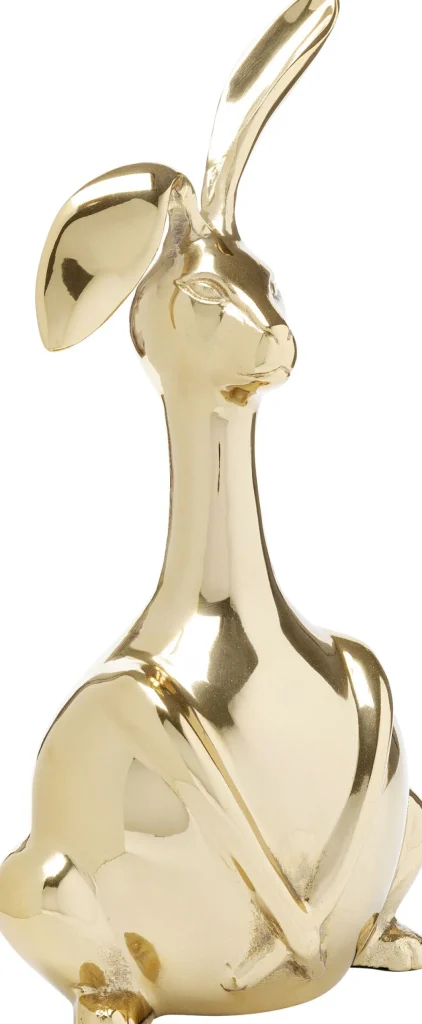 KARE Design Decofiguur Bunny Gold 37cm
