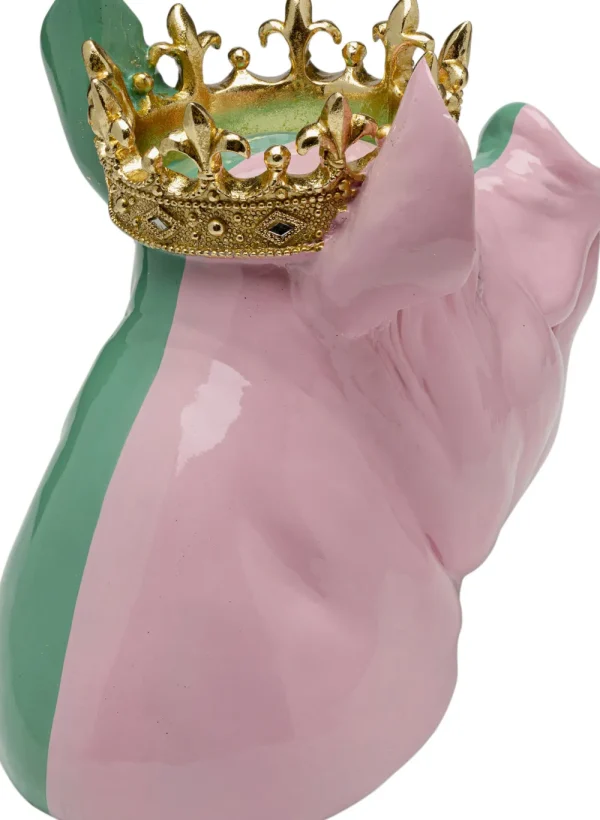 KARE Design Decofiguur Crowned Pig 28cm