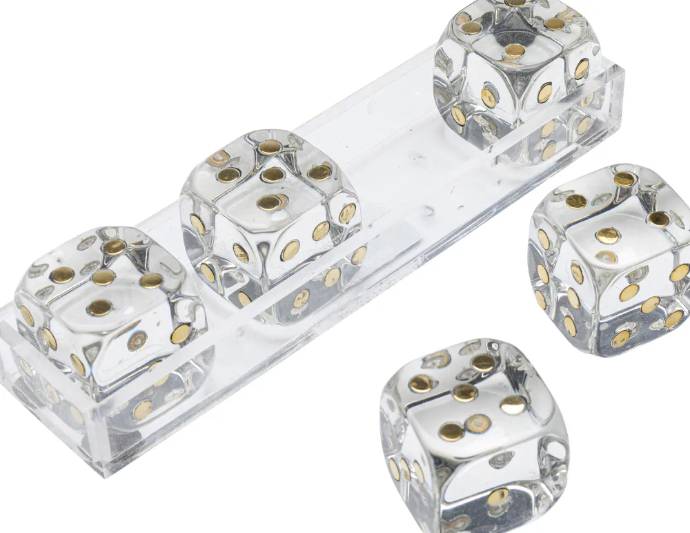 decofiguur_dice_transparent_xcm_2.webp KARE Design Decofiguur Dice Transparent 17x4cm