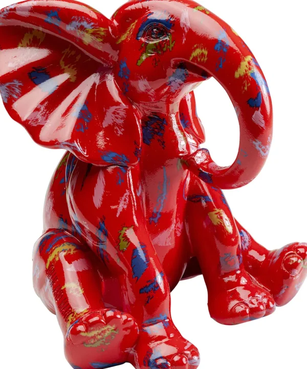 KARE Design Decofiguur Elephant Dots Red 18cm