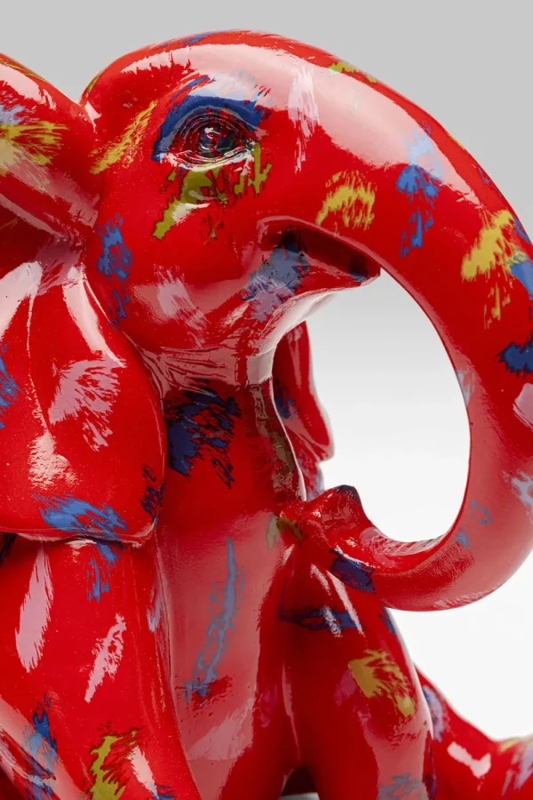KARE Design Decofiguur Elephant Dots Red 18cm
