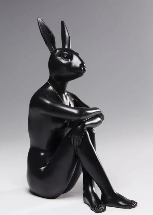 KARE Design Decofiguur Gangster Rabbit Zwart