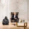 KARE Design Decofiguur Gorilla Side XL Zwart