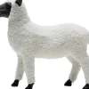 KARE Design Decofiguur Happy Sheep Wool White 28cm