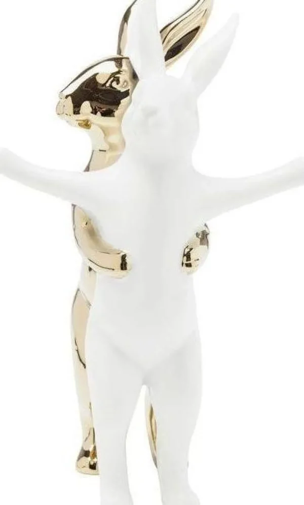 KARE Design Decofiguur Hugging Rabbits Medium