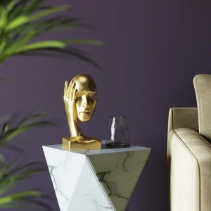 KARE Design Decofiguur In My Mind Gold 30cm