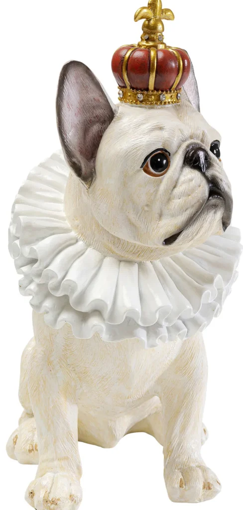KARE Design Decofiguur King Dog White 33cm