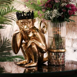 KARE Design Decofiguur King Lui Goud 35cm
