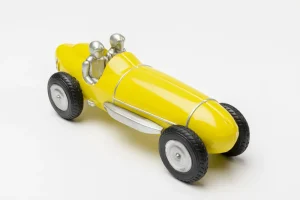 KARE Design Decofiguur Racing Car Yellow 9cm