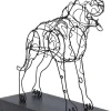 KARE Design Decofiguur Wire Attack Dog 36cm