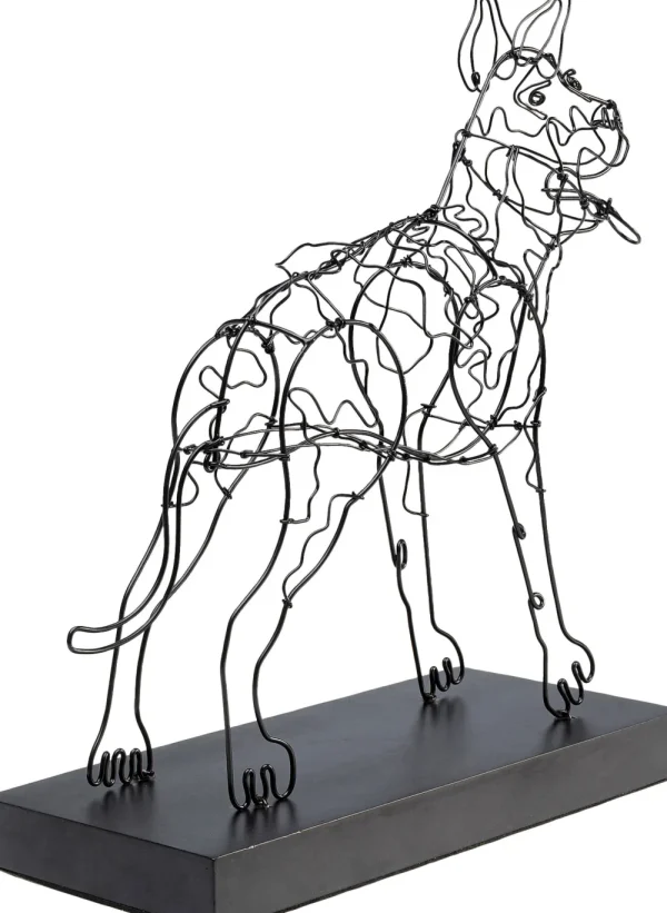 KARE Design Decofiguur Wire Attack Dog 36cm