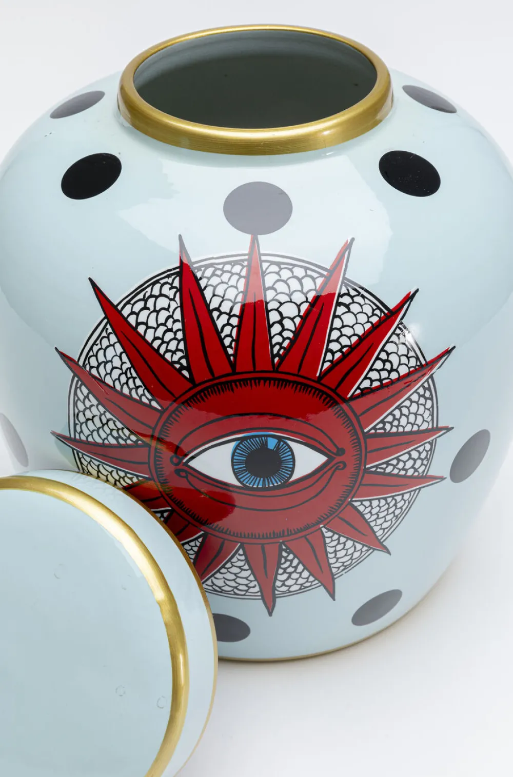 decoratiepot_magic_eye_cm_1.webp KARE Design Decoratiepot Magic Eye 22cm