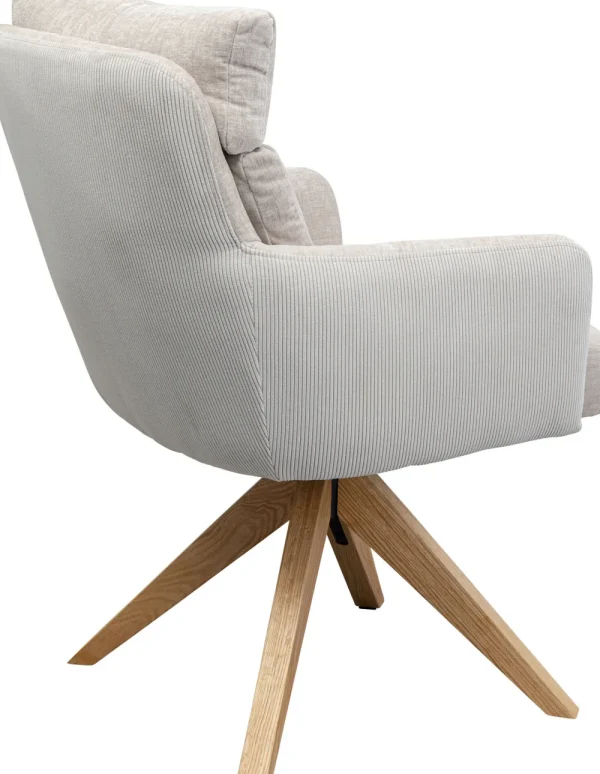 KARE Design Draaibare Fauteuil Bosse Nature