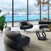 KARE Design Draaibare Fauteuil Ciao Midnight