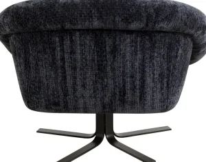 KARE Design Draaibare Fauteuil Ciao Midnight