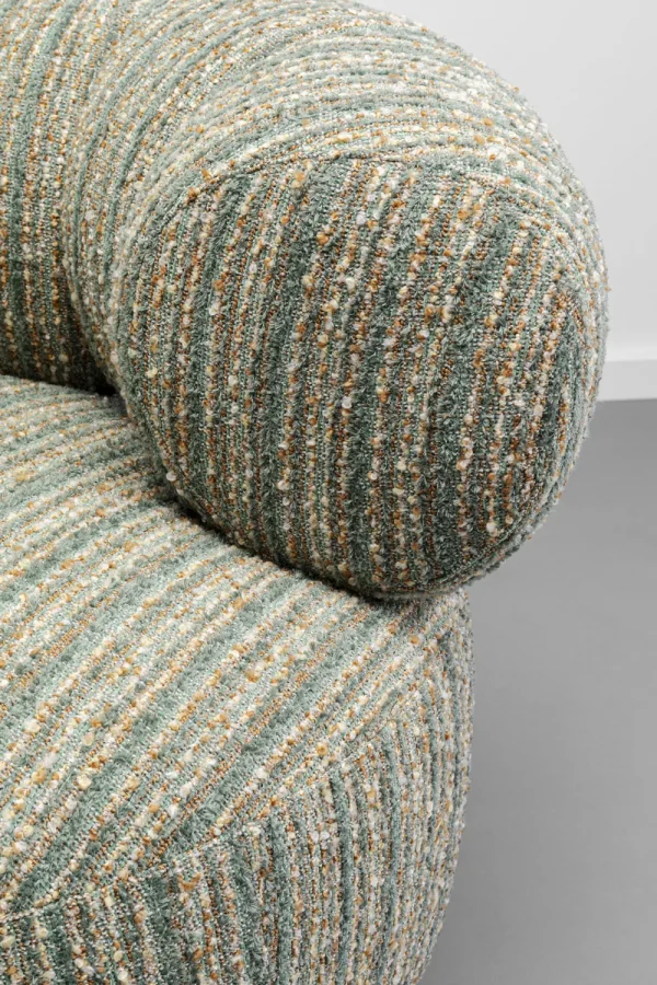 KARE Design Draaibare Fauteuil Couture Stripes Blue