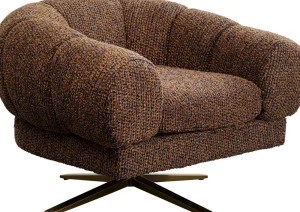 KARE Design Draaibare Fauteuil Janno Brown