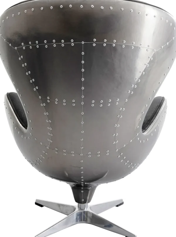 KARE Design Draaibare Fauteuil Lounge Black Graphit