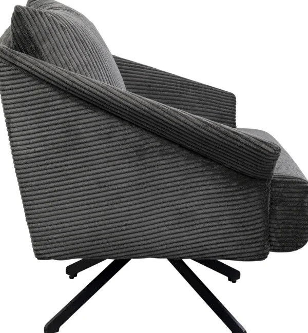 KARE Design Draaibare Fauteuil Milo Grey