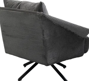 KARE Design Draaibare Fauteuil Milo Grey