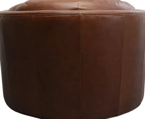 KARE Design Draaibare Fauteuil Music Hall Leather Brown