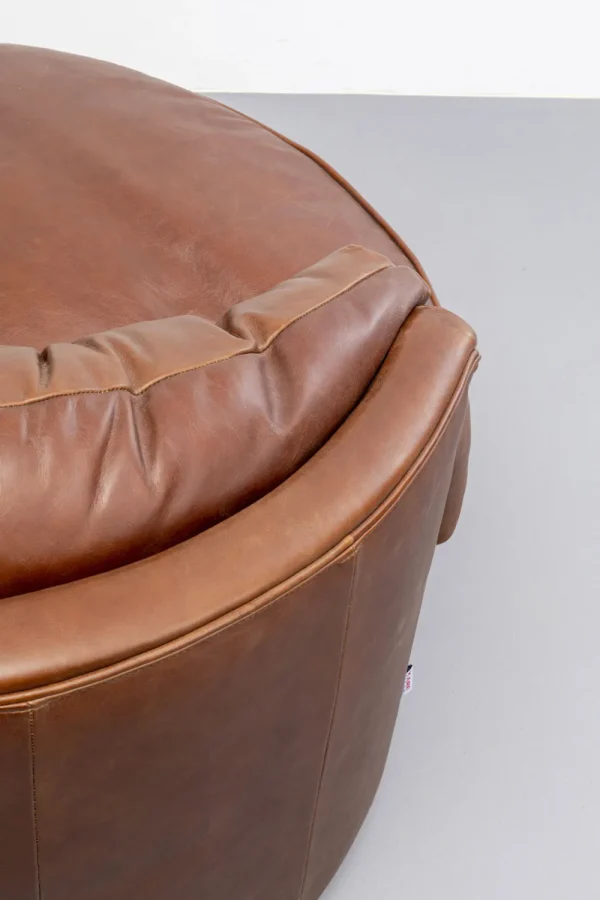 KARE Design Draaibare Fauteuil Music Hall Leather Brown