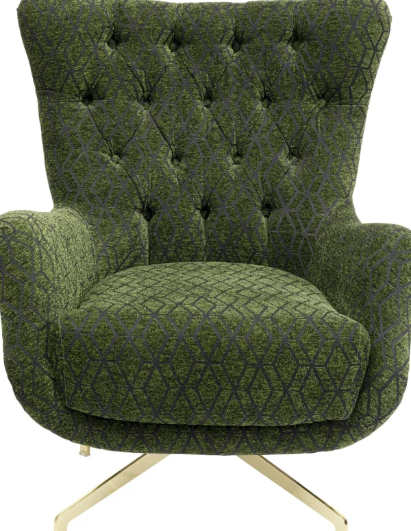 KARE Design Draaifauteuil Bellini Green