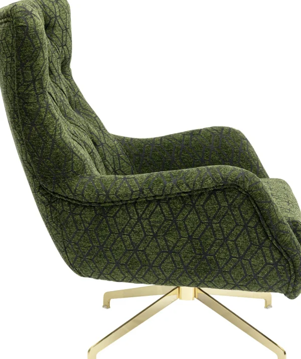 KARE Design Draaifauteuil Bellini Green