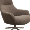 KARE Design Draaifauteuil Mimi Grijs