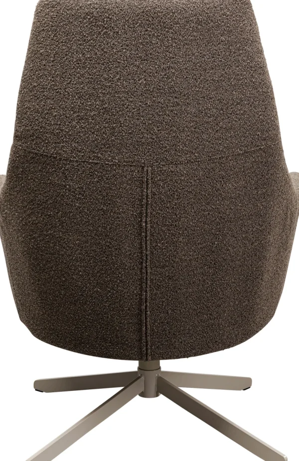 KARE Design Draaifauteuil Mimi Grijs