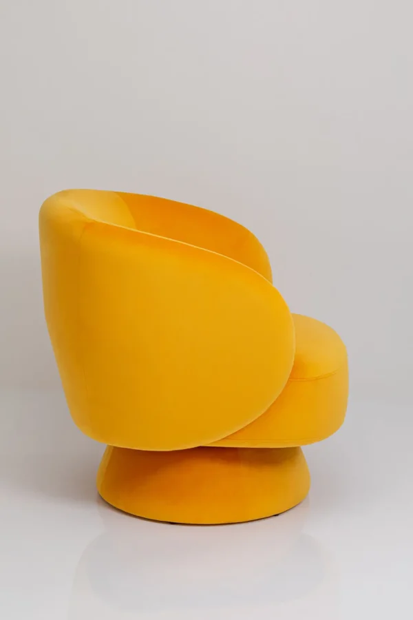 KARE Design Draaifauteuil Orion Yellow
