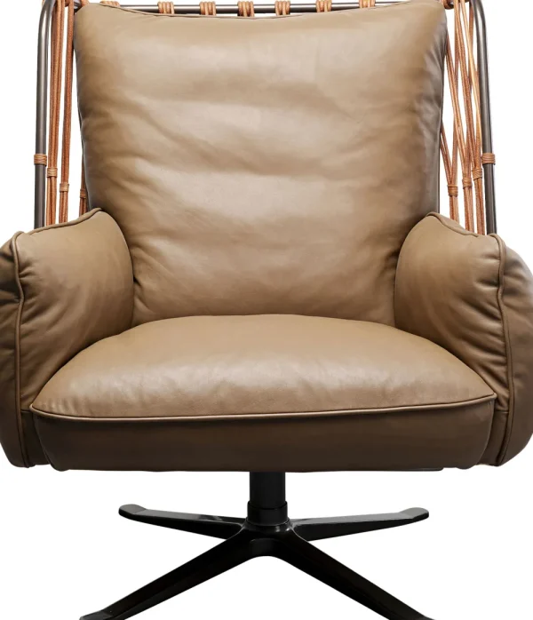 KARE Design Draaifauteuil Paradiso Brown