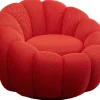 KARE Design Draaifauteuil Peppo Bloom Red