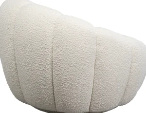 KARE Design Draaifauteuil Peppo Bloom White