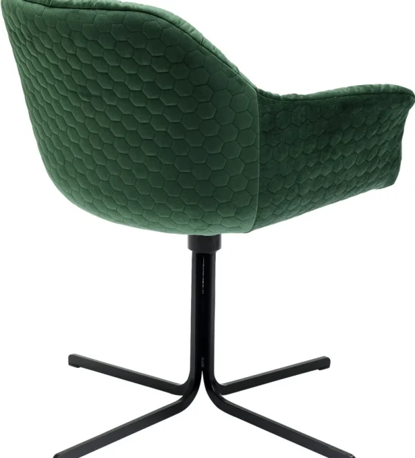 KARE Design Draaistoel Colmar Groen