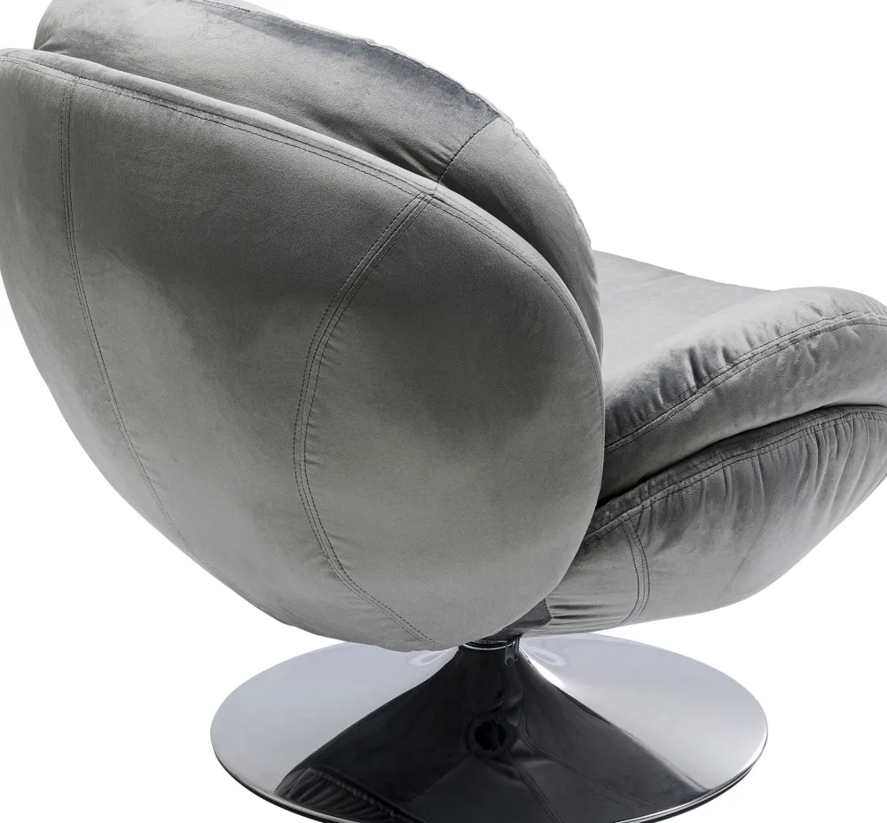 draaistoel_cosy_grijs_3.webp KARE Design Draaistoel Cosy Grijs