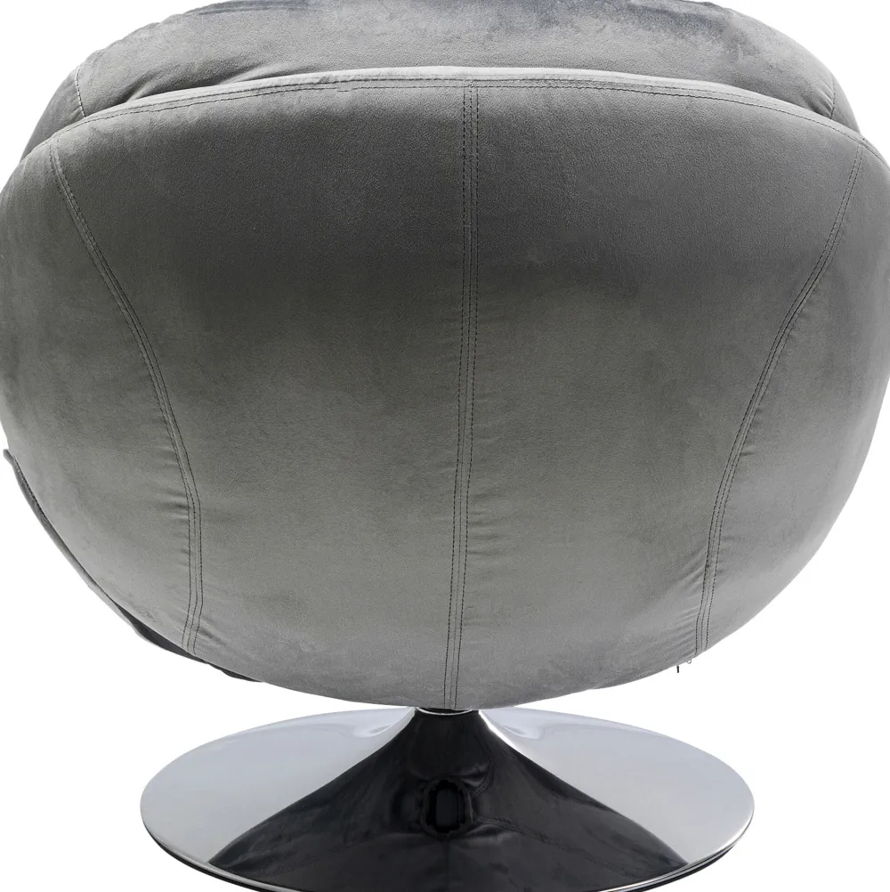 draaistoel_cosy_grijs_4.webp KARE Design Draaistoel Cosy Grijs