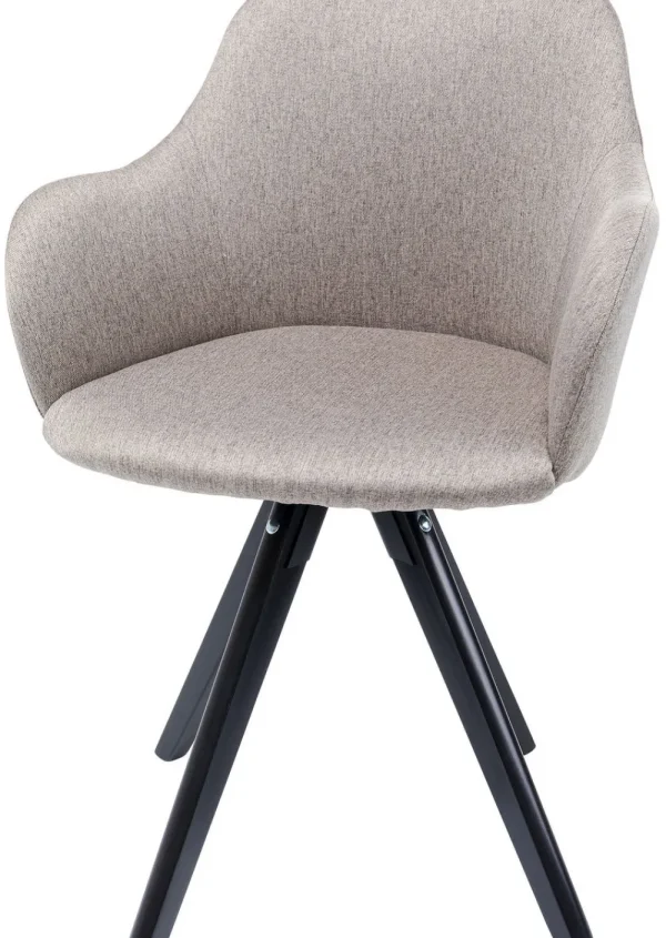 KARE Design Draaistoel Lady Loco Taupe