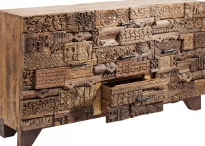 KARE Design Dressoir Shanti Surprise Puzzle Nature